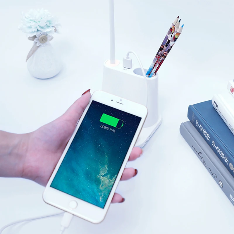 Многофункциональная СВЕТОДИОДНАЯ Настольная лампа с сенсорным управлением USB