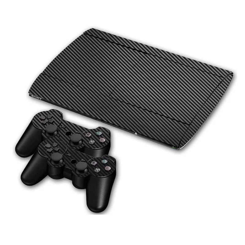 Виниловая защитная пленка из углеродного волокна для Sony PS3 Super Slim 4000 и 2
