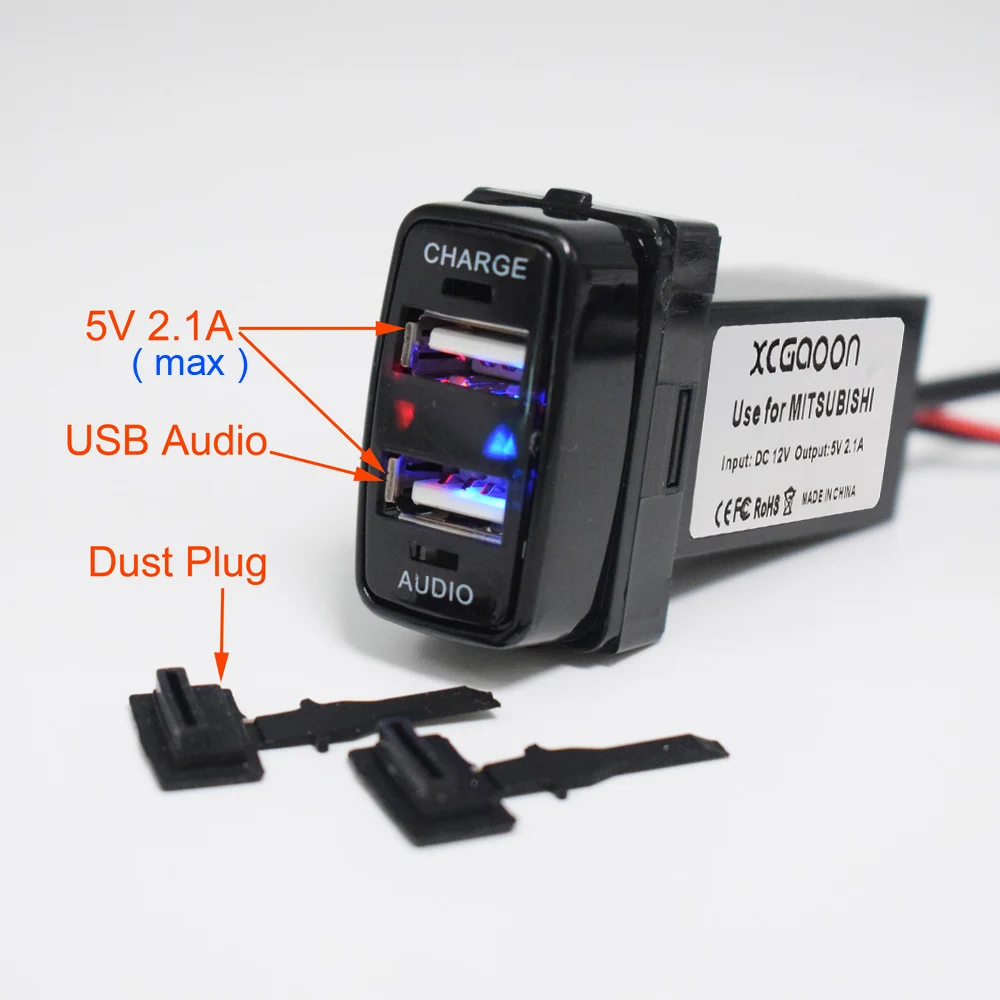XCGaoon 5 шт. специальный Специальный в 2 1 а автомобильный USB интерфейс гнездо