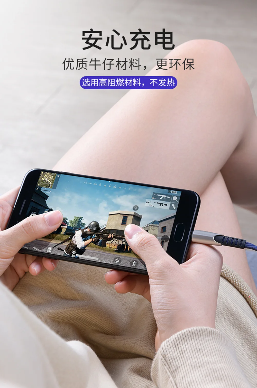 Джинсовая ткань плоский USB 3A type C кабель для USB C кабель для мобильного телефона Быстрая зарядка QC3.0 type C кабель для usb type-C устройств