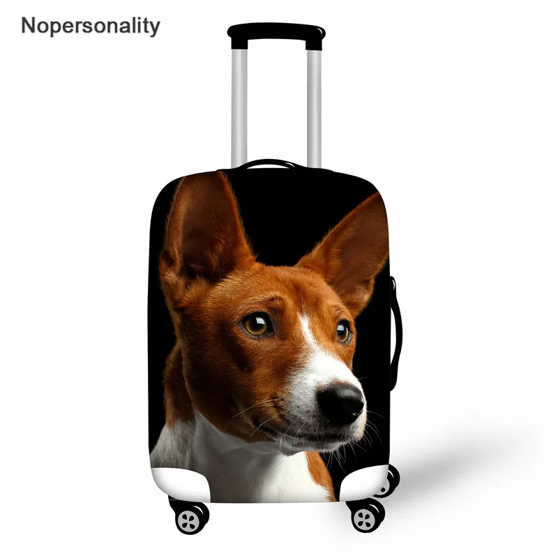 XM2769 Nopersonality Basenji, чехол для багажа, эластичный, устойчивый к царапинам, Дорожный чемодан, защитный комплект чехлов для 18-30 дюймов - Цвет: XM2769
