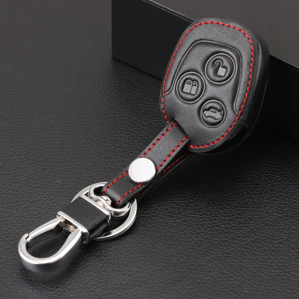 Набор стикеров из натуральной кожи для автомобильных ключей защитные аксессуары