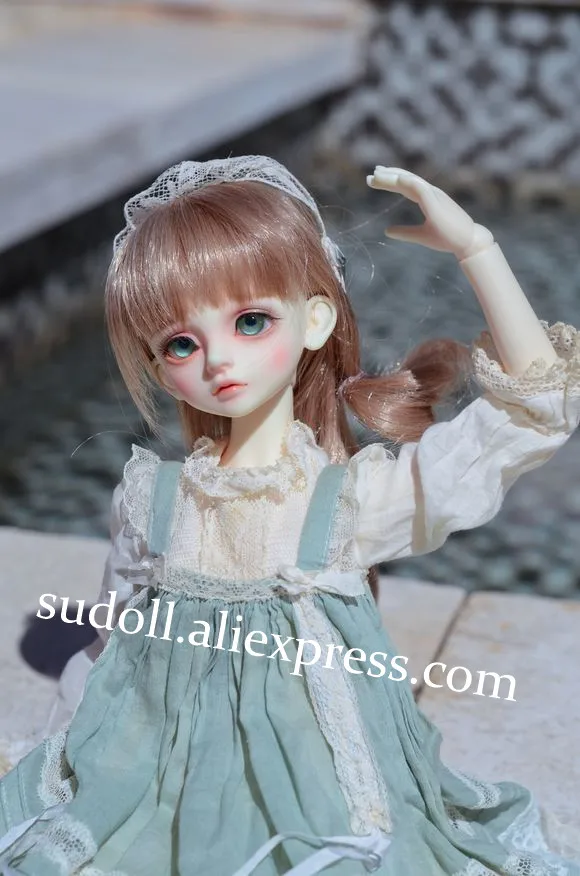 

Hot Sale SuDoll 1/4 BJD SD Doll Girls Resin Bare Unpainted Body Doll + Eyes Cute High Quality Toys
