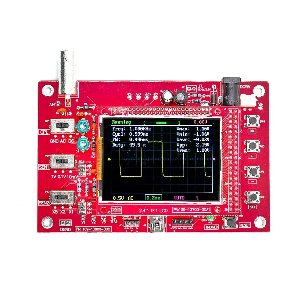 Комплект карманного цифрового осциллографа DSO FNIRSI-138 2 4 TFT запасные части сделай