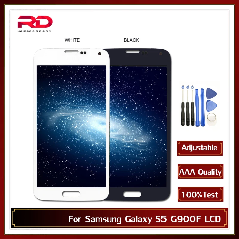 ЖК-дисплей G900F для Samsung Galaxy S5 G900M G900A G900T сенсорный экран с дигитайзером в сборе