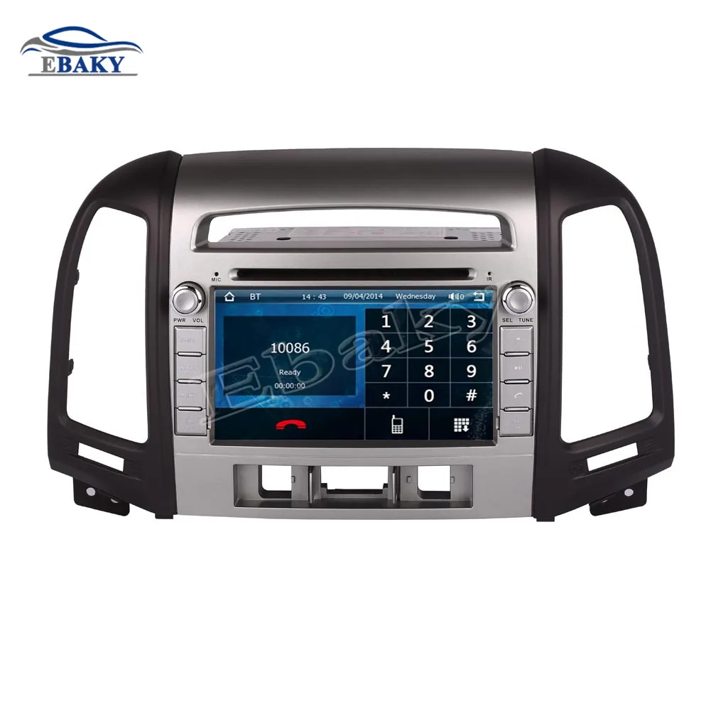 NaviTopia 7 inch dvd плеер автомобиля для hyundai Santa FE 2006 2007 2008 2009 2012 автомобилей мультимедиа