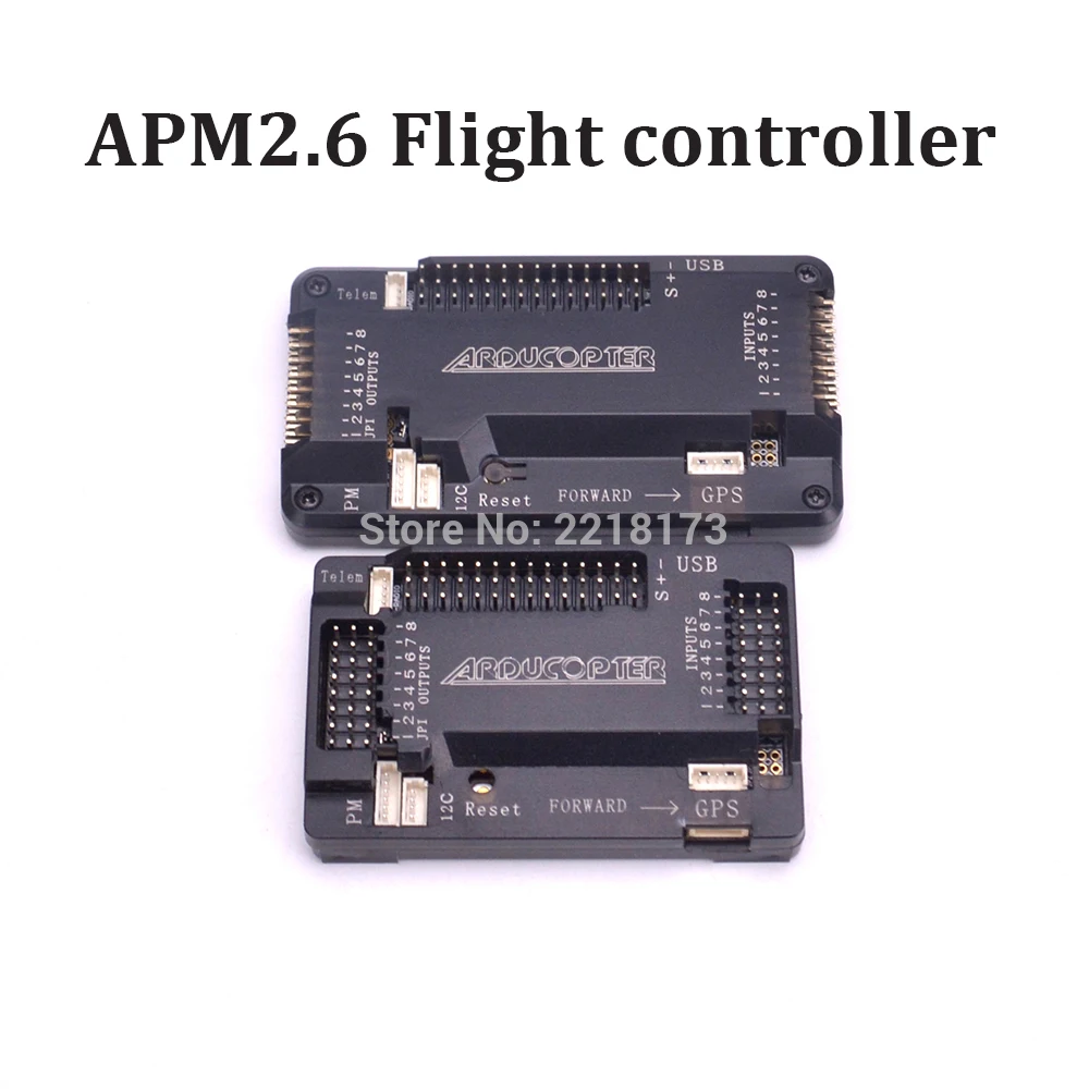 Плата контроллера полета APM2.6 ArduPilot Mega APM 2 6 с боковым штифтом/прямым штифтом для