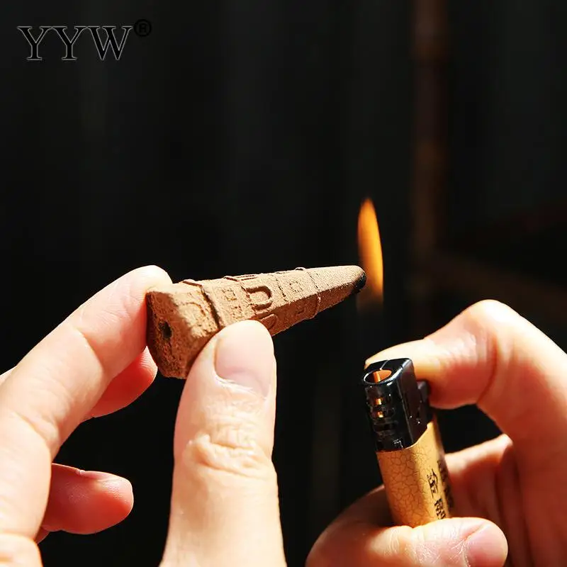 35 шт./кор. уд духи башня рефлюксный Ладан конусов обратного Ладан wierook конусов регулирующий эмоции Применение в Офис teaho Применение