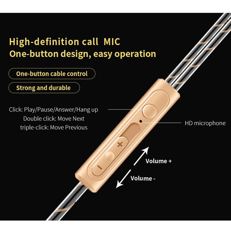 DUSZAKE L9 стерео наушники для Xiaomi телефона Проводные наушники-вкладыши спортивные с