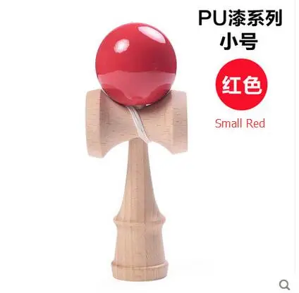 Small Red Высококачественная игрушка кендама Мячи игрушки трещины резиновые jumbo kendama игрушки для детей Япония спортивные игрушки - Цвет: Small Red