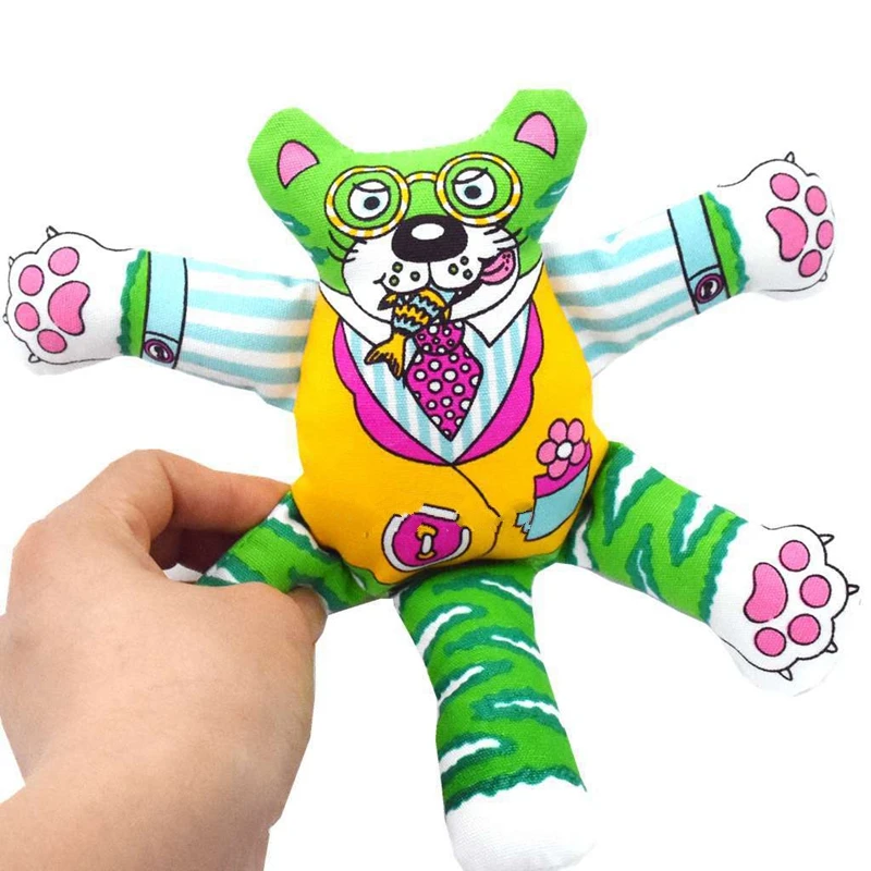 Кошка Жевательная дрессировка домашних животных игрушка собака пение плюшевые