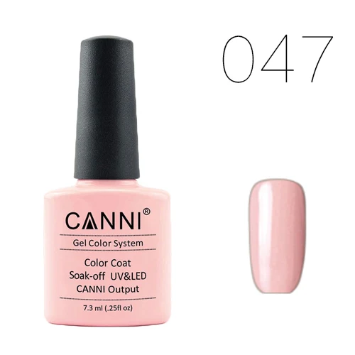 47 CANNI UV лак для ногтей 145-168 Блестящий УФ-гель для ногтей лак светодиодный впитывающий клей для нейл-арта УФ-гель лак 238 цветов CN03 - Цвет: 47