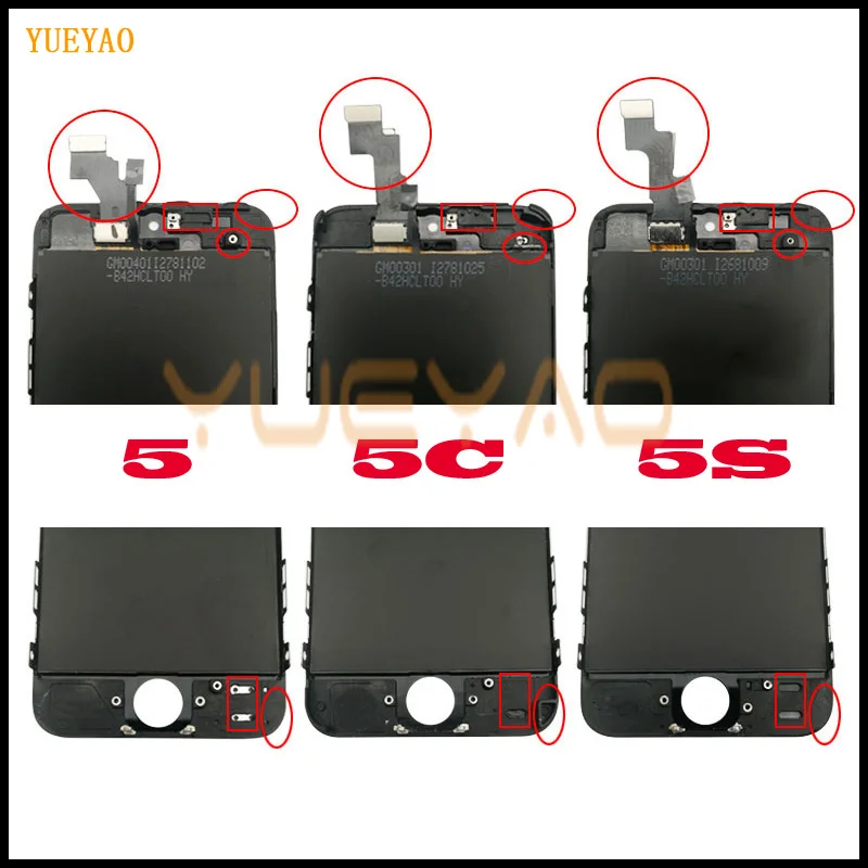 AAA + 5S ЖК-дисплей для iPhone 6 6s 7 8 полный комплект дигитайзера сборка 3D сенсорный