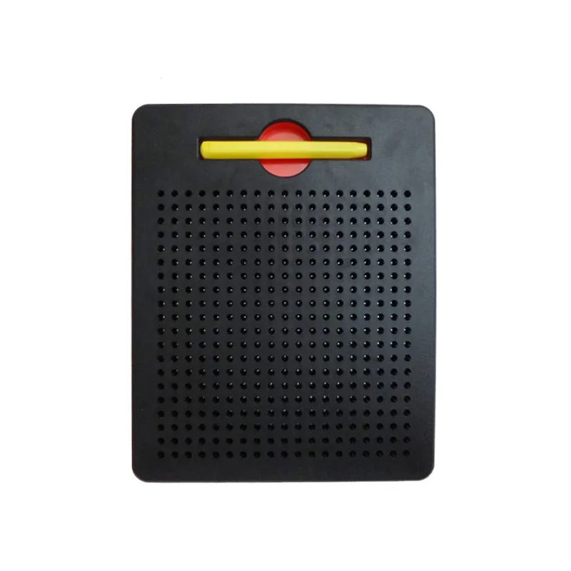 small black Игрушки для рисования для детей магнитный планшет магнитная подушка доска для рисования магнитные Стальные Бусины Мяч детская обучающая игрушка Подарки Дети искусство - Цвет: small black