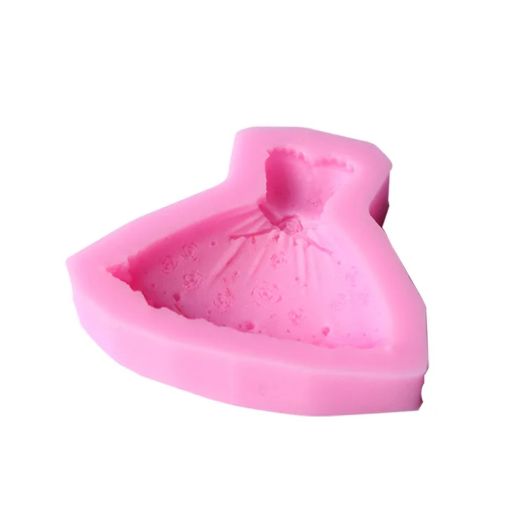 Форма для платья силиконовая форма торта украшение помадки шоколада 3D пищевых
