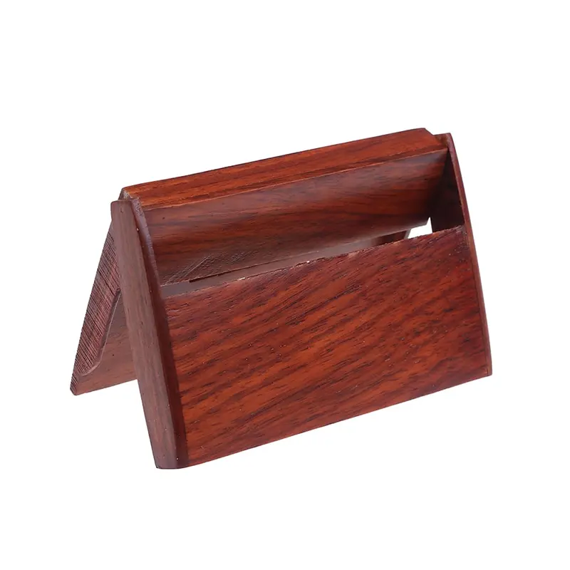 1 шт. Высококачественная Красная деревянная визитная карточка деловая женская