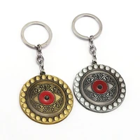 movie doctor strange keychain eye of agamo metal key chains charm jewelry round coin key chain ring chaveiro cosplay
