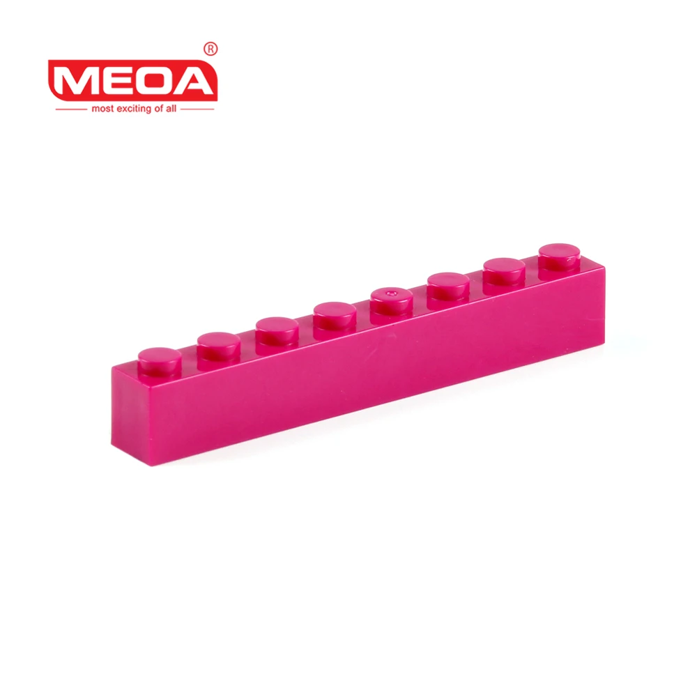 Building Blocks Spare Part 50pcs/lot 1*8 Higher Brick with logo MOC DIY Assemble Toy Kit Set | Игрушки и хобби