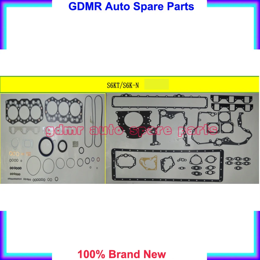 Engine overhaul gasket kit S6K-T full set rebuilding kits 34494-10011S for Mitsubishi | Автомобили и мотоциклы
