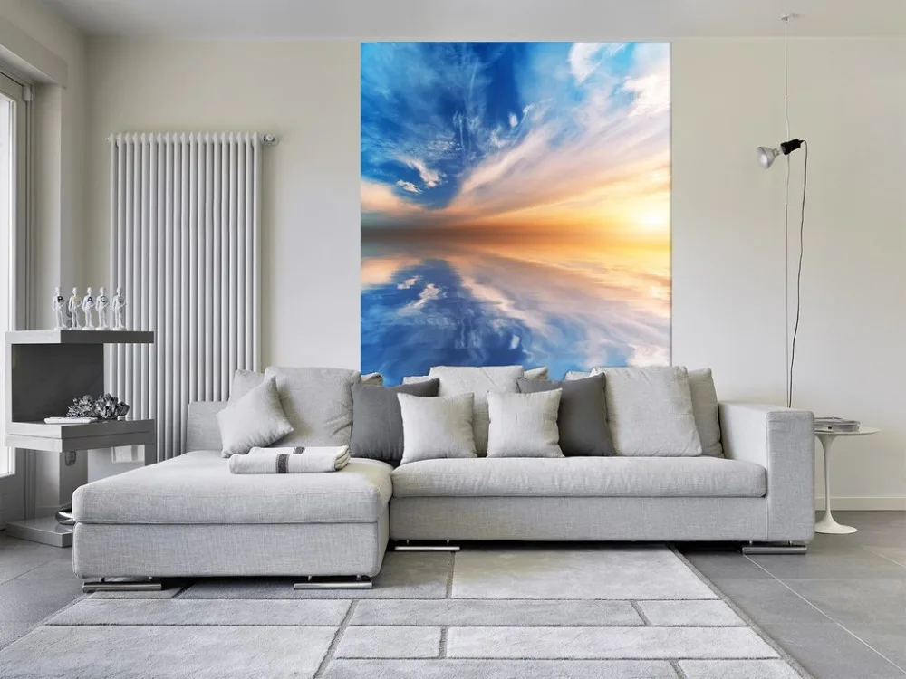 

[Self-Adhesive] 3D Sunset Clouds 44 Wall Paper mural Wall Print Decal Wall Murals