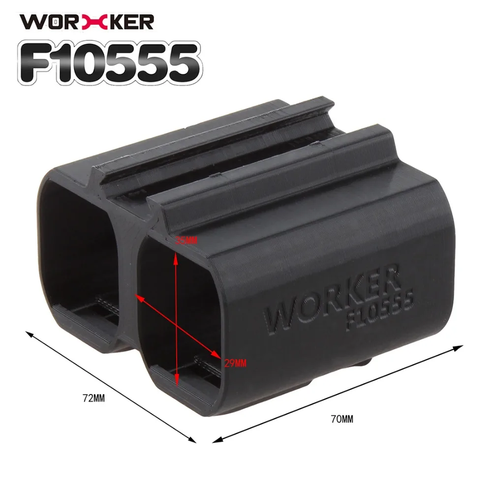 Обложка для магазина Worker f10555 No.202 Side Nerf Rival Zeus MXV 1200 Blaster черная|Игрушечное оружие| |