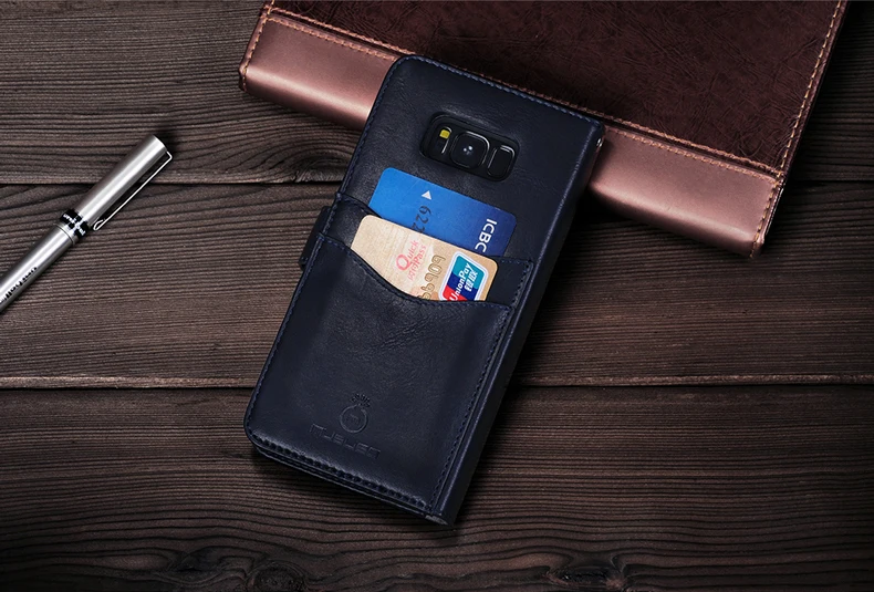 Роскошный защитный чехол-книжка из искусственной кожи чехол для iPhone X XS 8, 8 Plus, 7, 7 Plus, 6 6s plus, чехол на магните с отделениями для карт для samsung S8 S7 note8