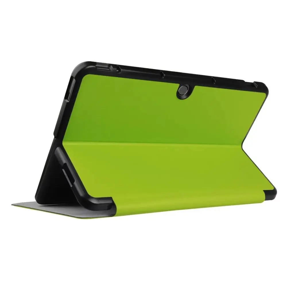green Новейший роскошный стенд смарт-чехол из полиуретановой кожи для Asus трансформер мини T102HA 10," планшет Funda чехол+ сенсорная ручка - Цвет: green