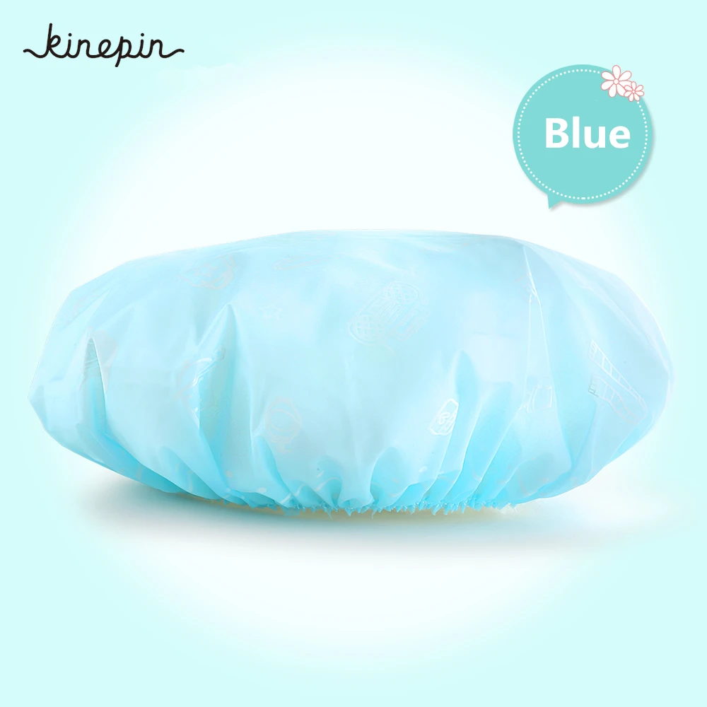 1PC Environmental material Thin Women Shower Caps Solid color Bath Hair Cover Adults Waterproof Bathing Cap Wholesale | Красота и