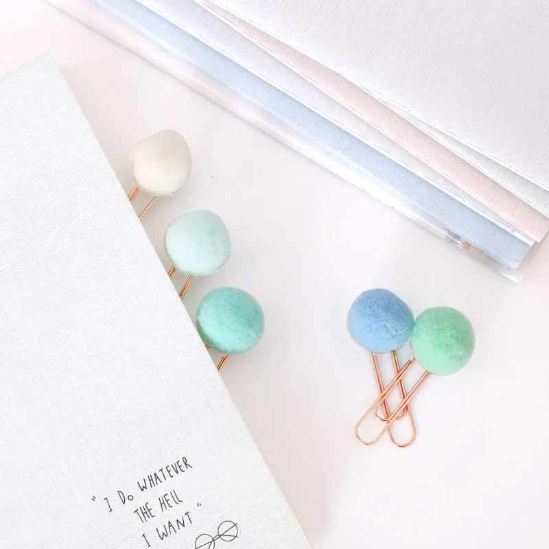 10 шт./компл. бумажный зажим для моделирования Красочные заколки волос скрепки