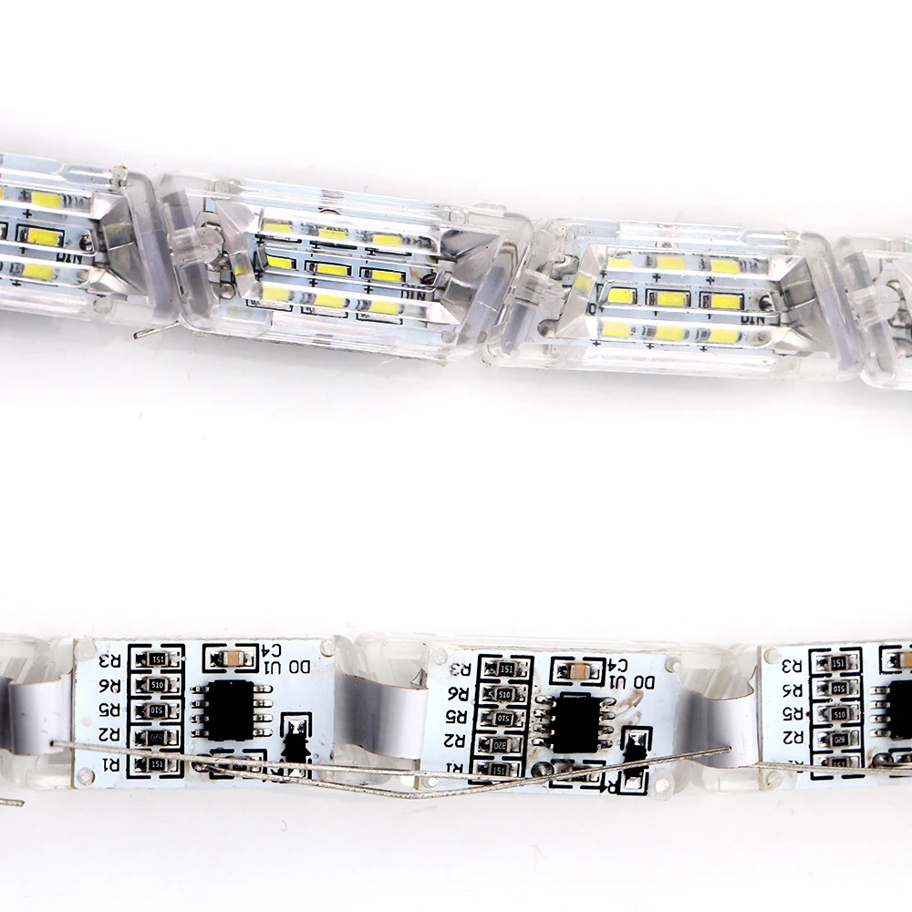 YM E Bright! 2 шт. (1 пара) DRL двухцветные белые/Янтарные динамические стрейсеры