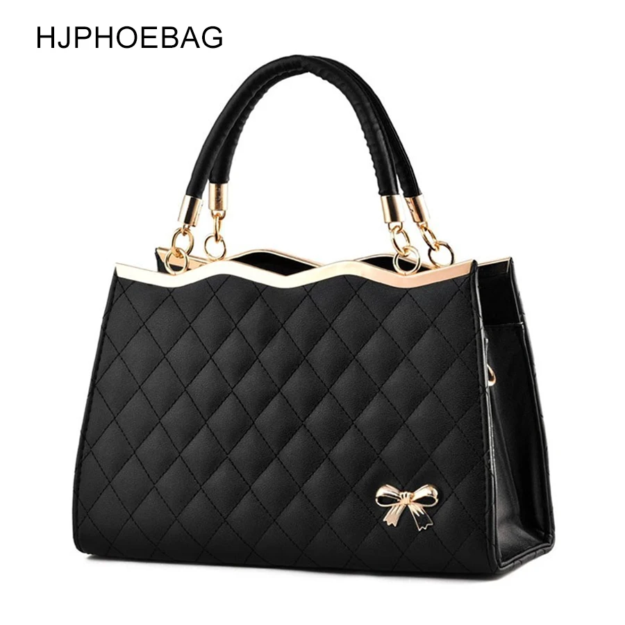 HJPHOEBAG модная сумка Новая женская кожаная сумка Большая вместительная сумка через плечо Повседневная Сумка-тоут простая ручная сумка с верхней ручкой YC210