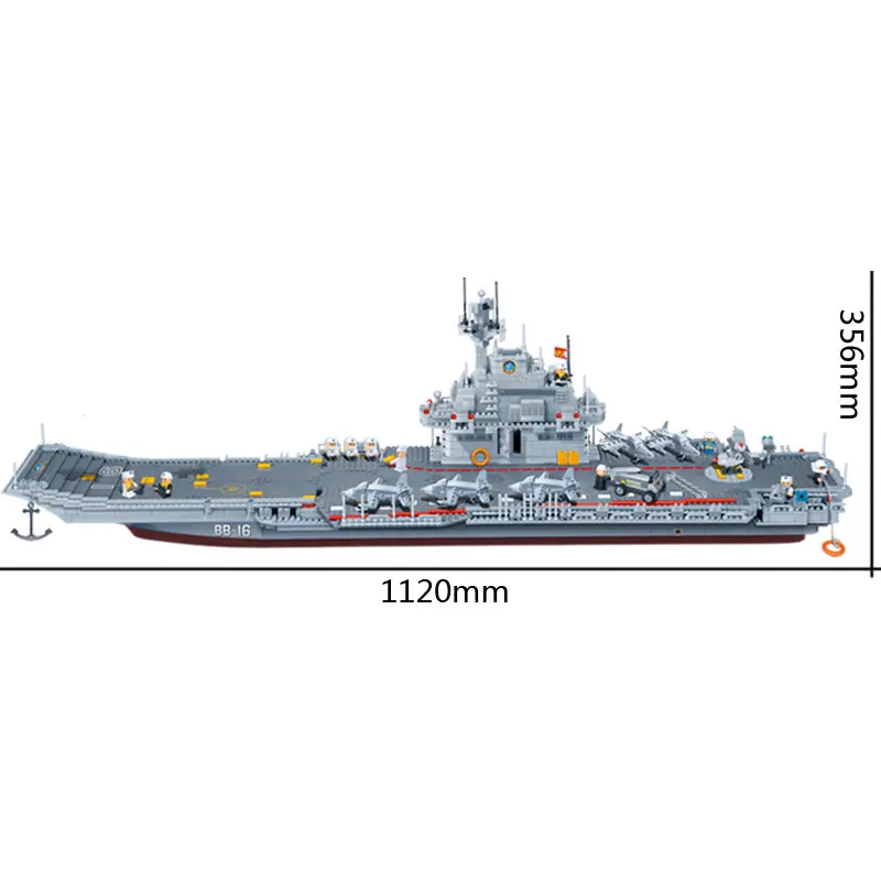 BanBao 8419 Военная Униформа армии авианосец здания Конструкторы Совместимость с Legoe