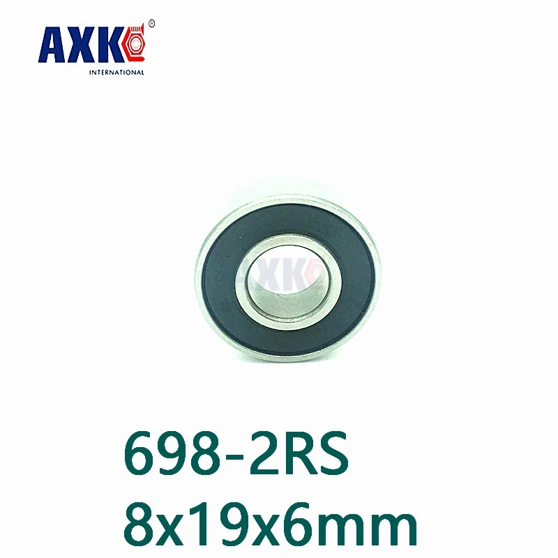 

Axk 698-2rs Bearing Abec-1 10pcs 8x19x6 Mm Miniature 698rs Ball Bearings 619/8rs Z2v1 698 2rs