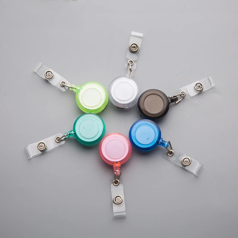 5 шт./лот милый выдвижной держатель для удостоверения личности ключей Круглый