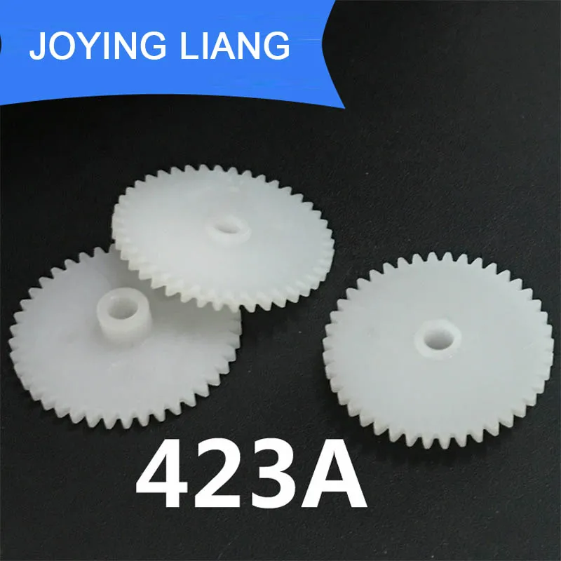

423A 0.5M 42 Teeth 3mm Shaft Tight Pom Plastic Pinion Gear Toy Model Gear (2000pcs/lot)