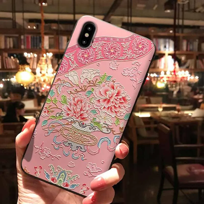 JIBAN для XiaoMi Mix2s 5s Чехлы в китайском стиле рельефный окрашенный чехол 9 8 Se Mix3 Mix2