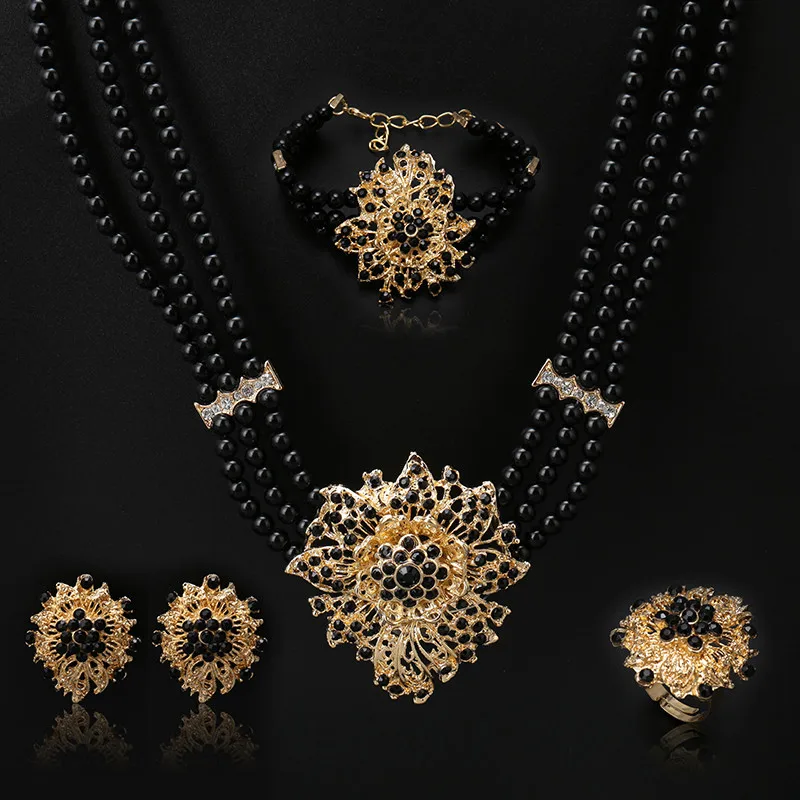 Женский комплект ювелирных изделий hyperbole высокое качество в африканском стиле