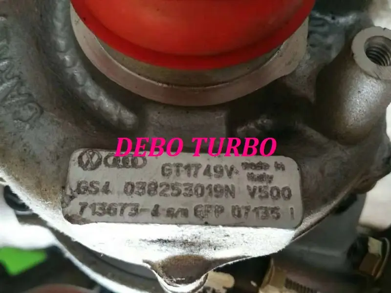 Подлинный GARRETT GT1749V 713673-1 038253019N Bora Golf IV Sharan 1.9TDI ATD/ASV/AUY/AJM 1.9л 74 кВт 81 кВт 85 кВт 97-05