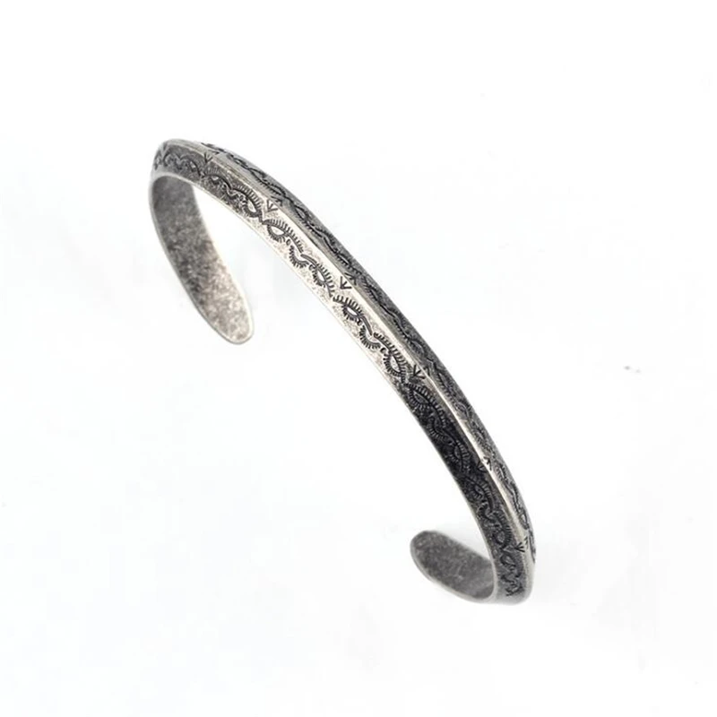 Винтажное индийское ювелирное изделие браслет из нержавеющей стали в ретро