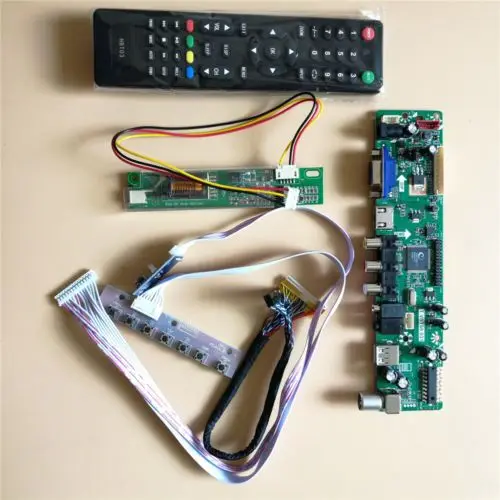 Плата драйвера для ЖК-экрана для N156B6-L0A ТВ+ HDMI+ VGA+ CVBS+ USB комплект плата контроллера T. VST56 плата