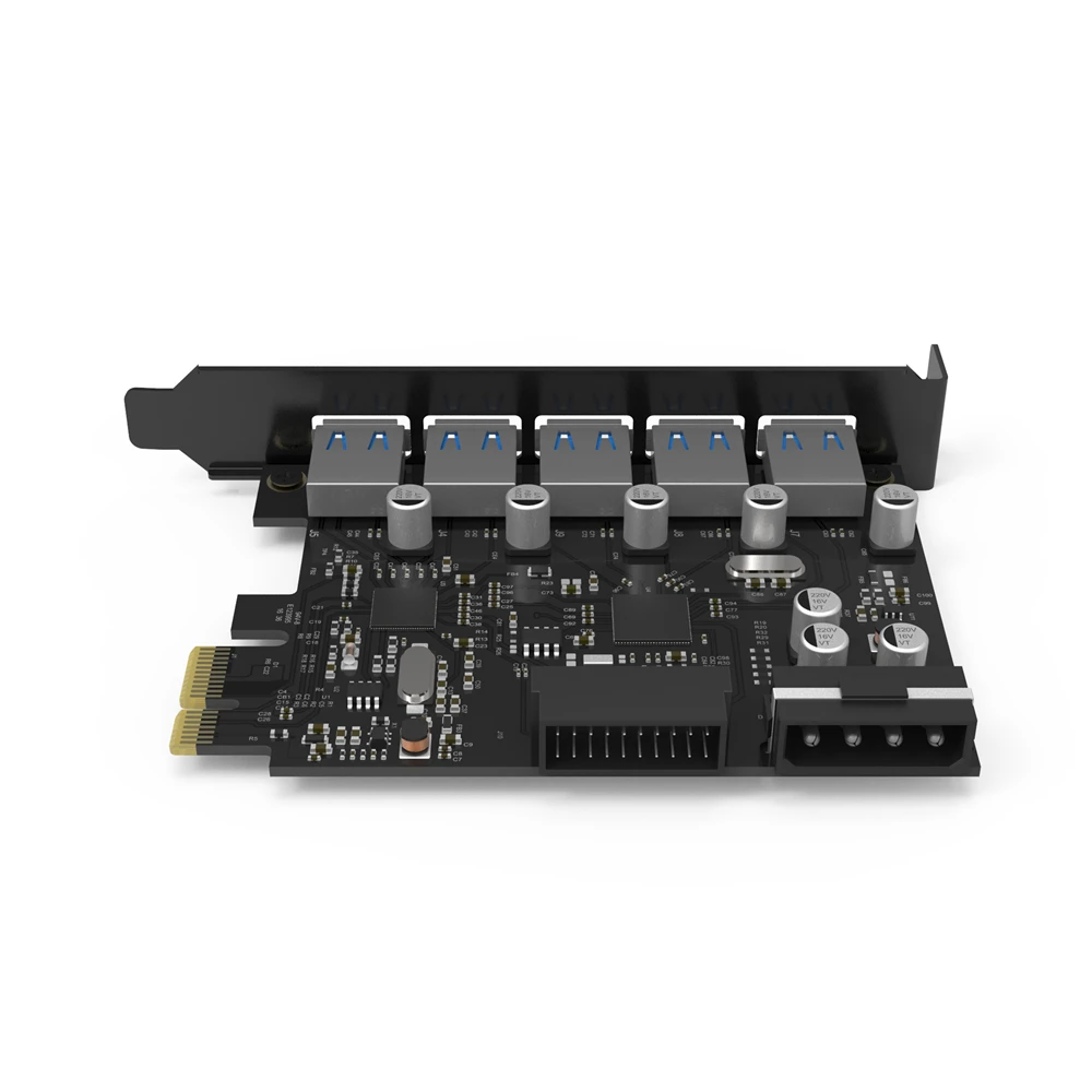 Настольная карта ORICO для ноутбука с 5 портами USB 3 0 PCI Express поддержка портов Windows 10 / 8