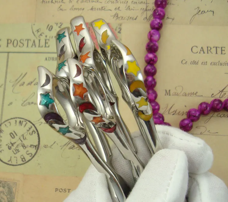 Бесплатная доставка! Шестигранный оригинальный дизайн 14 зубов японские 440C