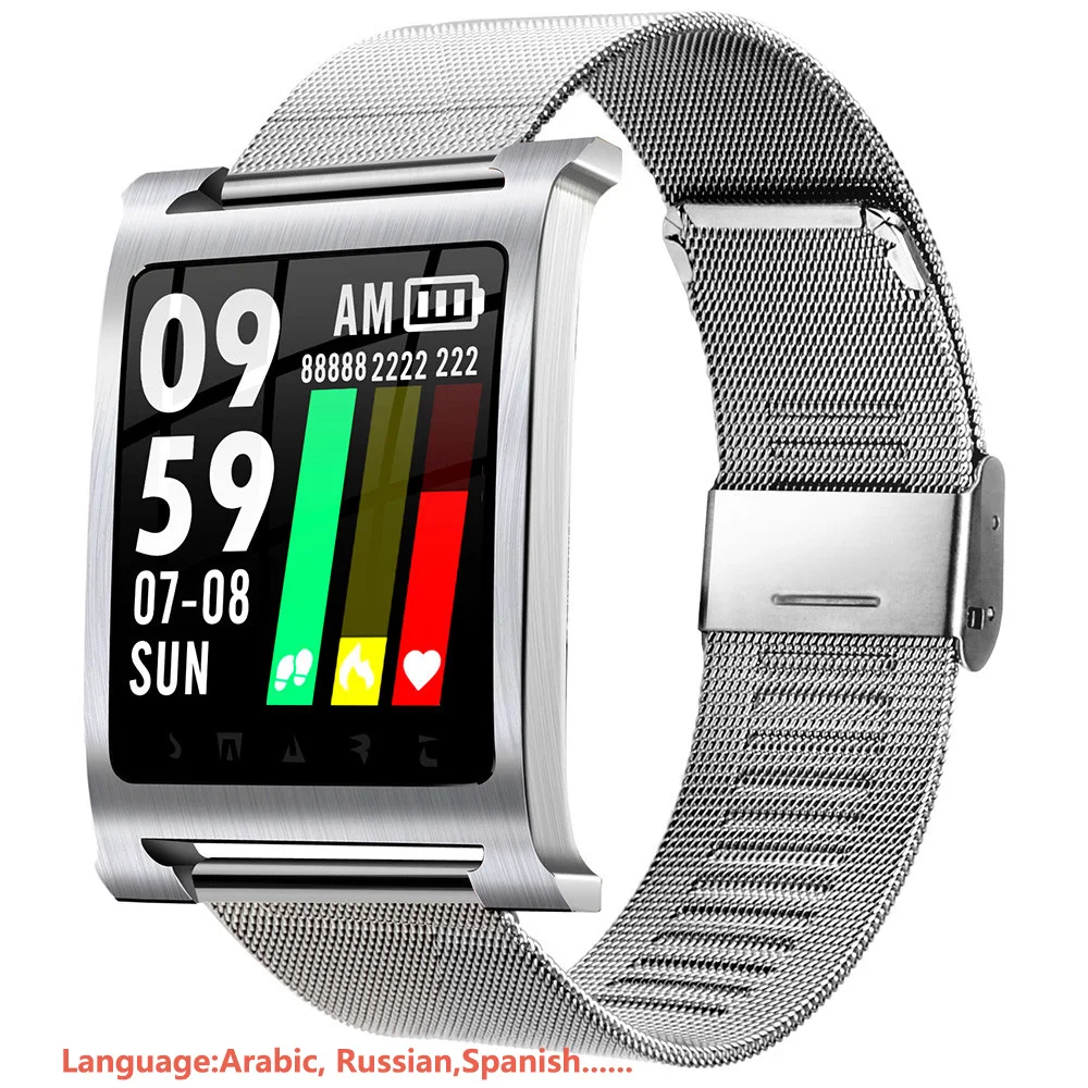 CACGO K6 Bluetooth Смарт часы Для мужчин смарт браслет 1 3 дюймов Nordic N52832 IP68