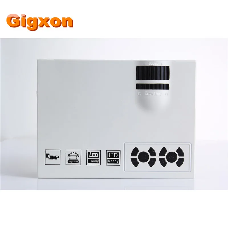 Gigxon-G40 + LED Проектор UC40 3D Мини Пико портативный Домашний Кинотеатр проектор