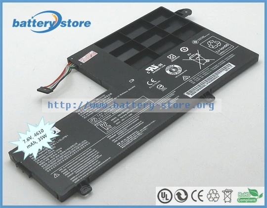 Бесплатная доставка 35 Вт Подлинная батарея L15C2PB1 5B10K84491 для Lenovo Yoga 510-14ISK (80S700EGMH) LENOVO