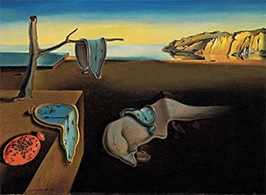 Salvador Dali, часы с памятью, холст, принт, живопись, плакат, искусство, настенные картины для гостиной, домашний декор - Цвет: Белый
