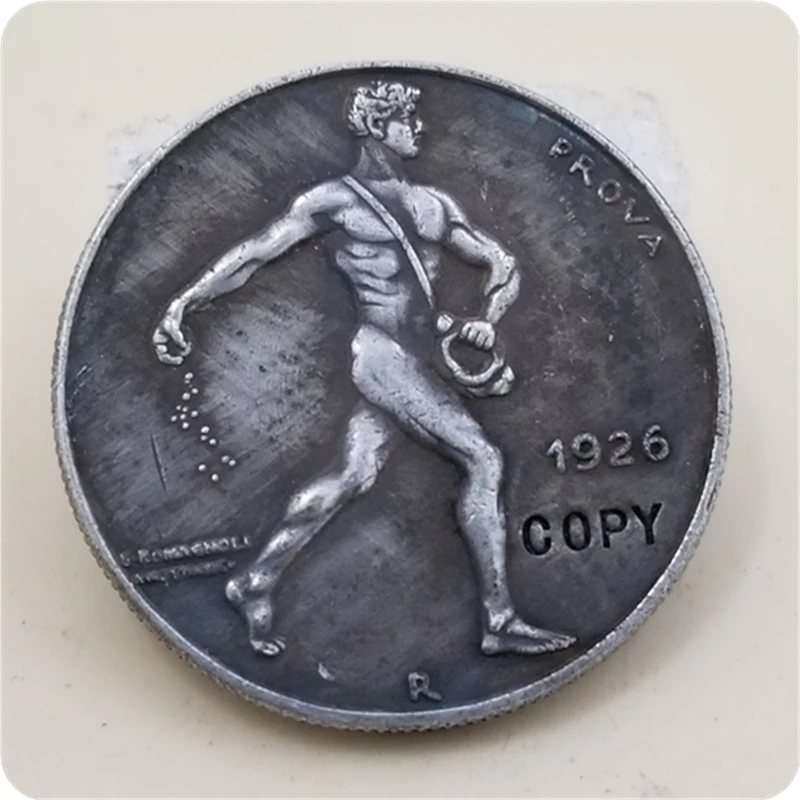 1926 1927 Albania 2 Franga Ari (Trial strike) COPY COIN | Дом и сад