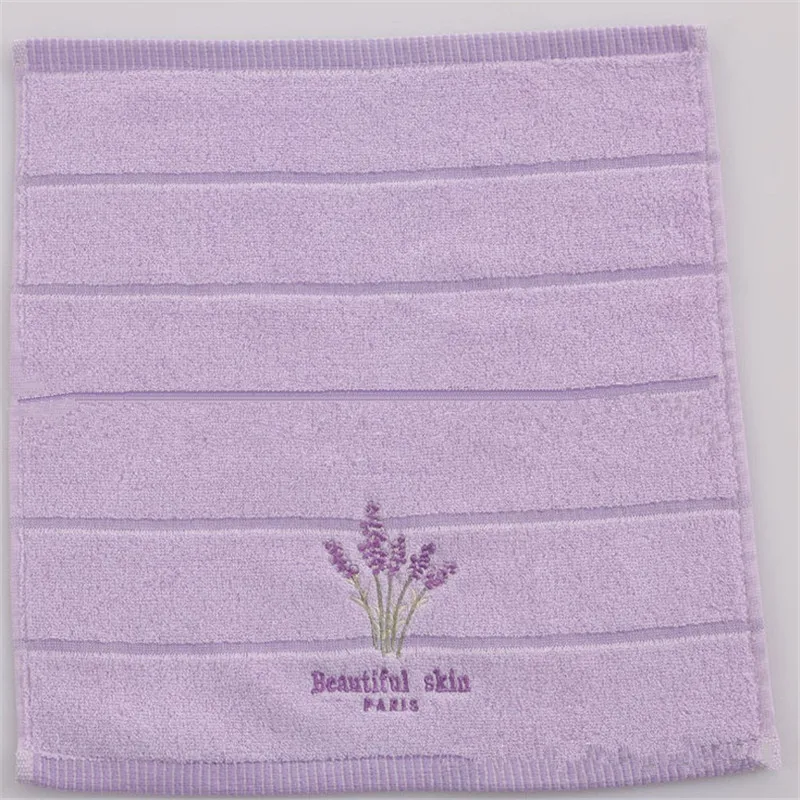 Purple 34x34 см Лавандовое полотенце хлопок банное полотенце для взрослых детей Juego de Toallas махровое пляжное полотенце с салфетками - Цвет: Purple