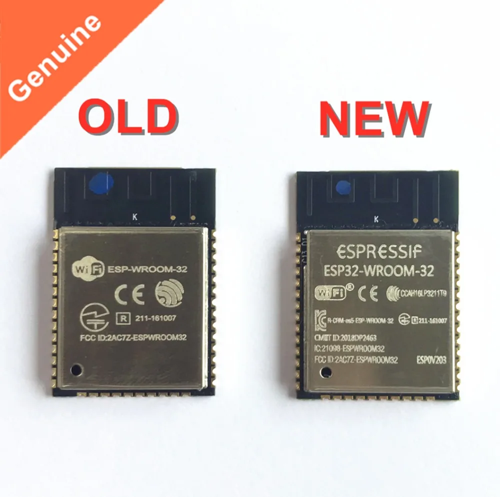 ESP WROOM 32 32S D0WDQ6 двухъядерный 32Mbits SPI flash UART Mode SMD Module Espressif FCC CE