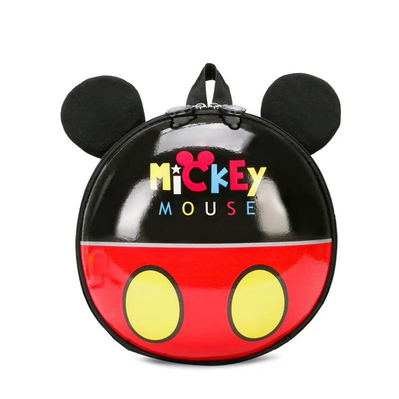 Disney Микки Маус 3D плюшевые рюкзаки От 3 до 6 лет школьные сумки для детей Eggshell рюкзаки детская раскраска сумка Детская плечевая сумка - Цвет: D